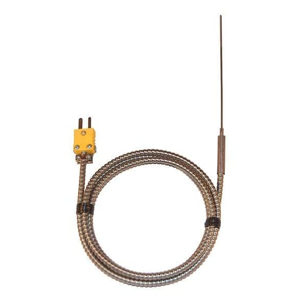 Type-K Hypo Tip Probe 4"L Mini-Conn, SS